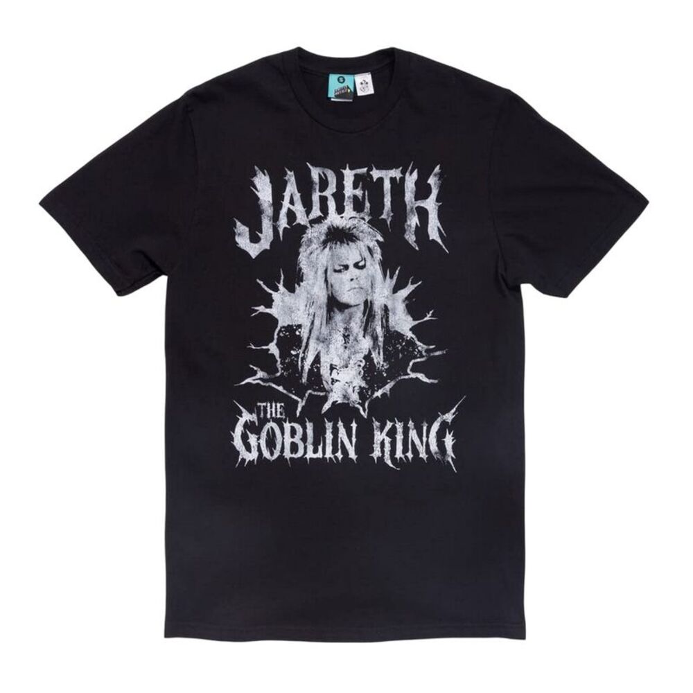 Labyrinth Unisex Adult The Goblin King Tour Back Print T-Shirt / Black